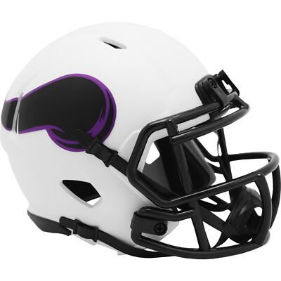 NFL Minnesota Vikings Lunar Eclipse Mini Helm Speed Riddell Footballhelm