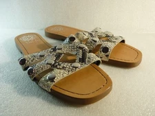 Vince Camuto Women shoes sandals Animal print Slide Wedge Size 7 SKU 10823