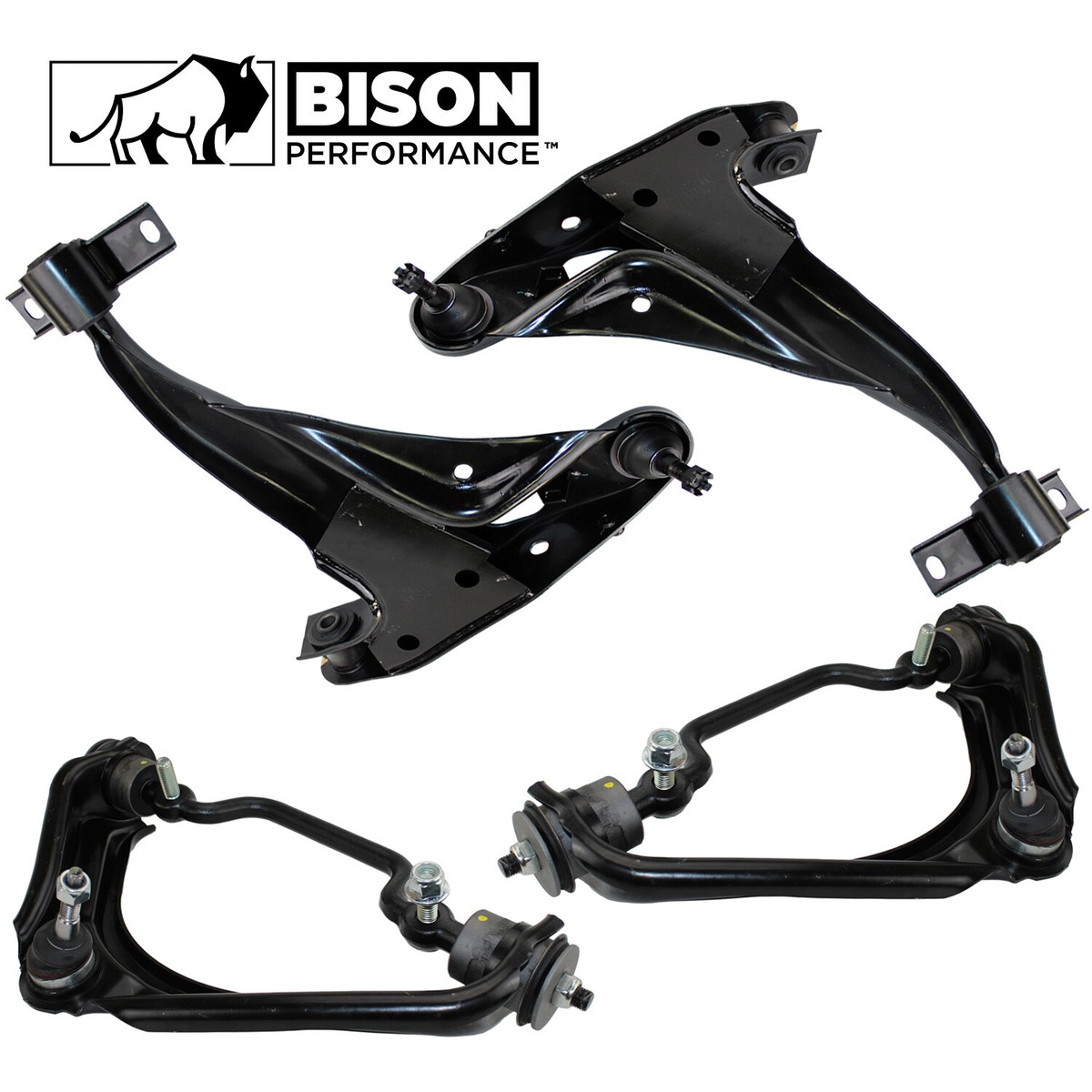 Bison Performance 2pc Set Rear Lower Rearward Lateral Arm For Highlander AWD