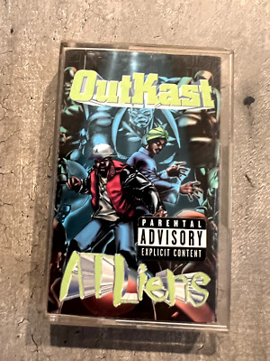 OutKast　型番73008-26095-1 レコード Outkast ATLiens Cassette Tape Rap Hip Hop Explicit Version 1996