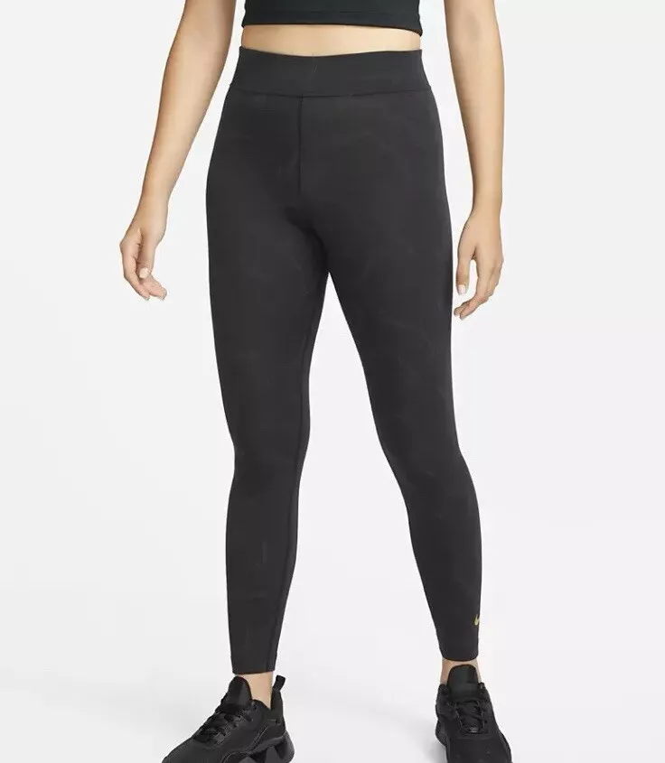 Nike Womens Dance Leggings (Size Small)-Tight Fit Regular Length-All Over  Swoosh