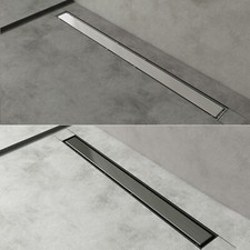 Duschrinne Edelstahl Bodenablauf Komplettset Ablaufrinne Abfluss Duschablauf