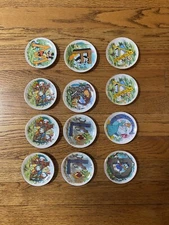 Disney’s Alphabet Collector’s Plates Mini Gold Rimmed 3.25” Letter D