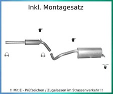 Auspuffanlage für Seat Ibiza IV 1.4, 1.6 LPG ab Bj.2009 Auspuff Montagesatz