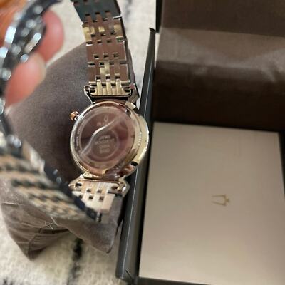 Bulova Regatta Two-Tone Rose Gold Stainless Steel Ladies  display picture 3