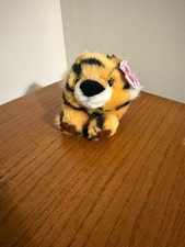Vintage Puffkins Tiger TIPPER Plush Stuffed Animal Toy Swibco 1994 NEW WITH TAG