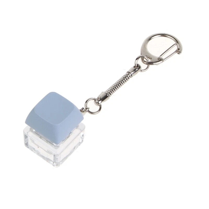 Mechanical Keyboard MX Tester Lightless Transparent Keychain with Keys