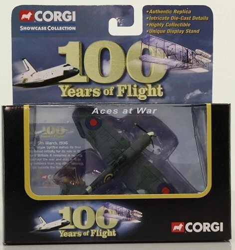 Corgi 100 Years of Flight Supermarine Spitfire RAF NEW CS90092 Retired - Image 3 of 3