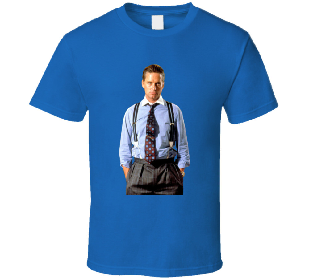 gordon gekko dress shirt Wall Street Gordon Gekko Michael Douglas Movie T Shirt