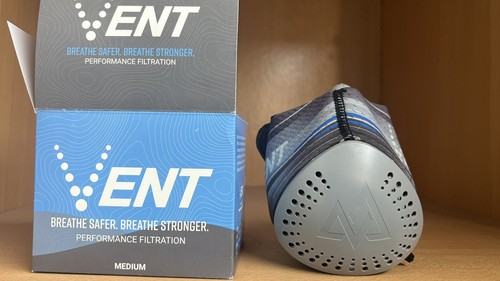 Authentic VENT Filtration Training Mask with Filters And Cleaner