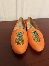 Jon Josef Size 6.5 M Pineapple Loafers Orange Flats Women’s Rare EUC