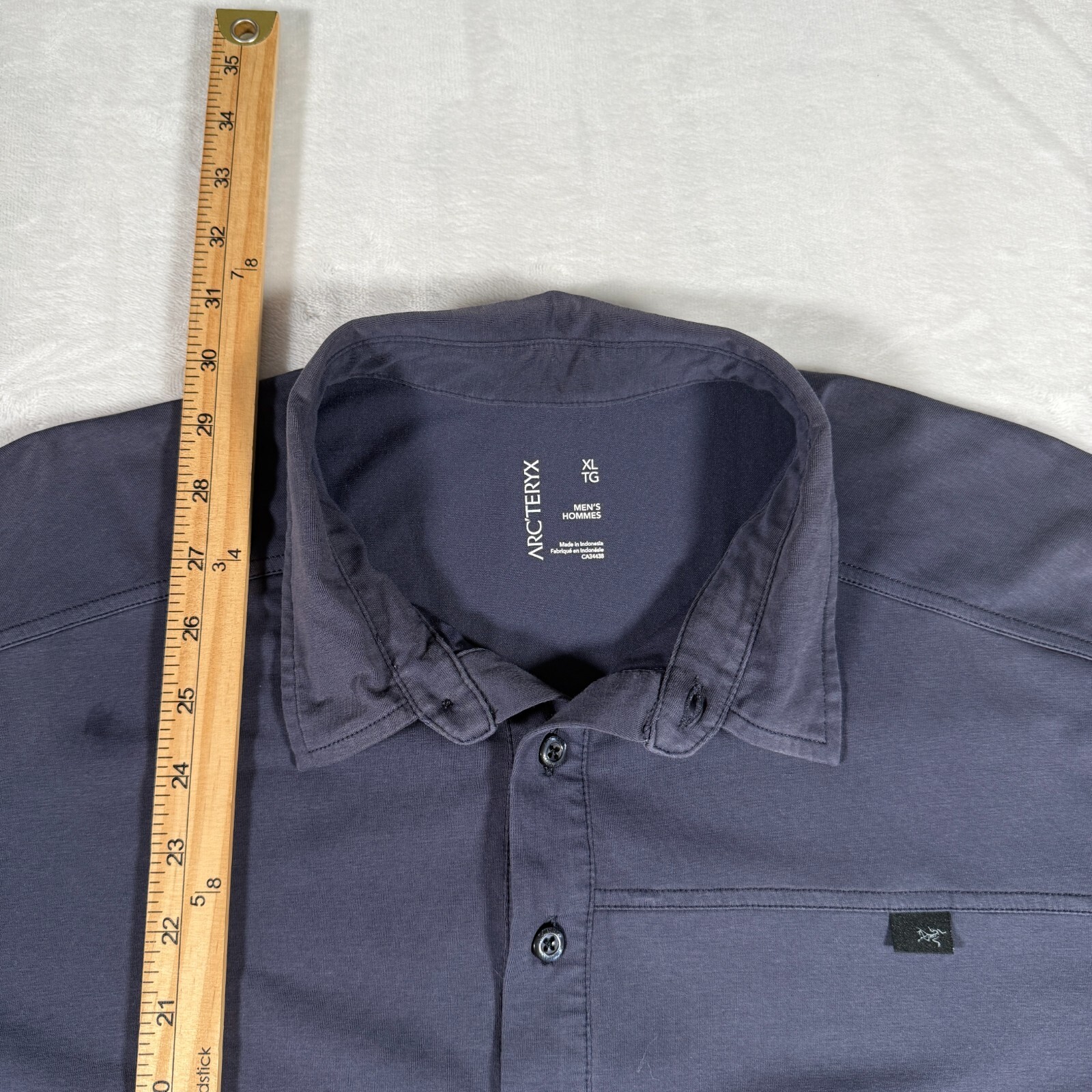 ARC'TERYX Polo ARCTERYX uomo taglia XL grigia manica corta elasticizzata polo performance