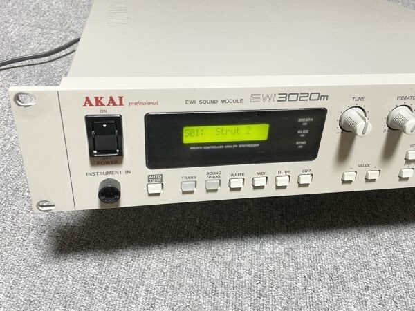 DTM・DAW AKAI EWI3020, EWI3020m Susurrant synthesis (MX Feb 95)