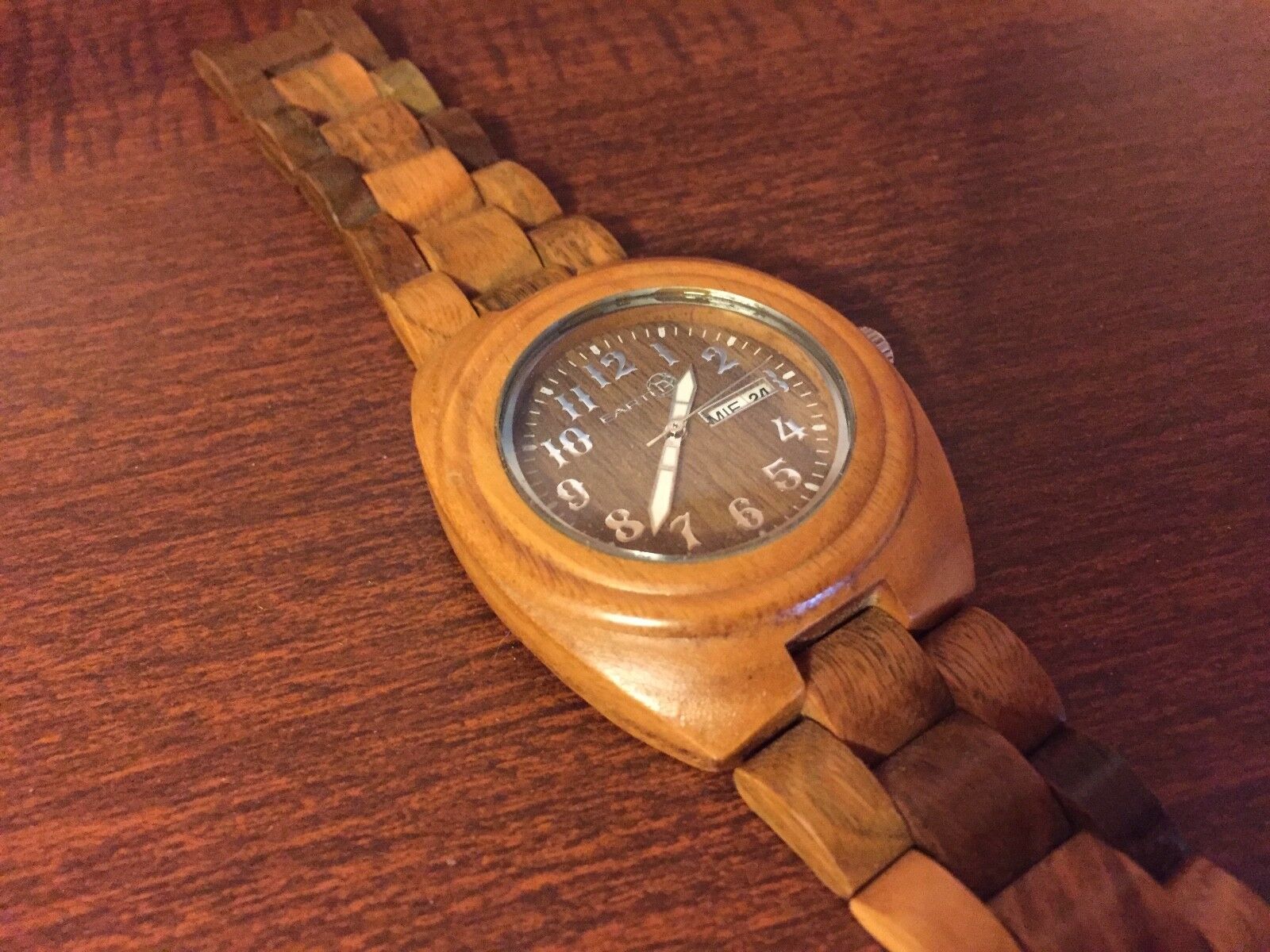 EARTH Brand Wooden Watch, 7" Fit
