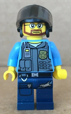 LEGO ®-Minifigur Town City Undercover Elite Police Officer 850617 cty378 cty0378 - Bild 1 von 4