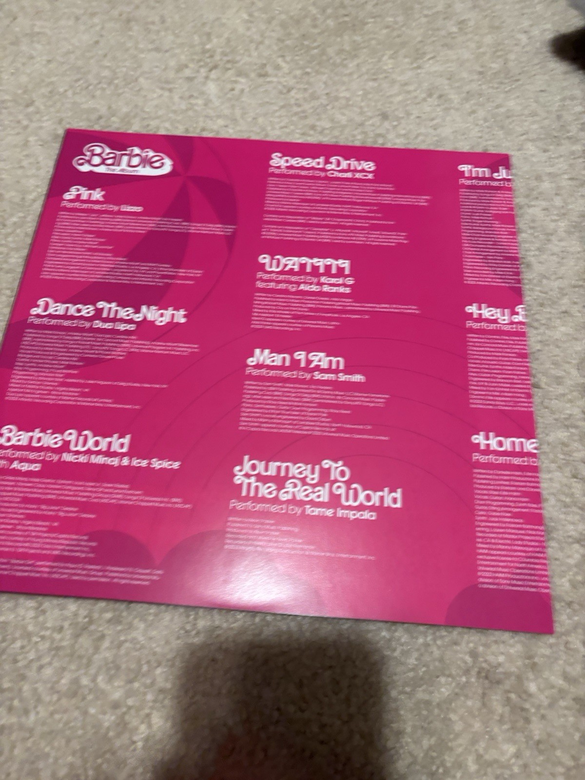 Barbie The Album Milky Clear Edition Vinyl Record, NEW SEALED