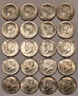 Roll Of 20 1965-1968 Silver Kennedy Half Dollars 50C 40% Silver $10 Face Value