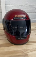 Snell Red KBC TK-200 S DOT M90 Fiberglass Motorcycle Helmet