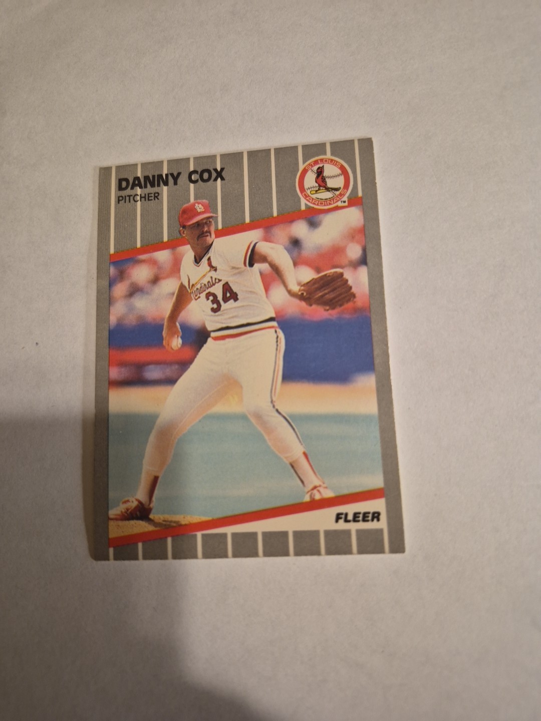 Danny Cox 1989 FLEER #447 FREE SHIPPING