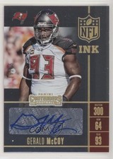 2017 Panini Contenders NFL Ink Gold 18/25 Gerald McCoy #NI-GM Auto o3f