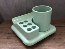 Vintage MCM Bathroom Toothbrush Holder Vanity...