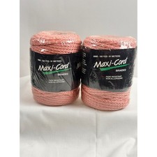 Maxi-Cord Braided 6mm 100 Yds Medium Pink Fade Resistant Maxicord