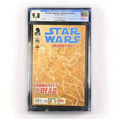 Star Wars Blood Ties Boba Fett Is Dead #1 CGC 9.8 Diamond Retailers Variant 2012