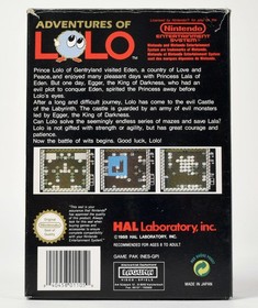 Nintendo NES,Adventures of Lolo,NES-AV-NOE,OVP,Anleitung