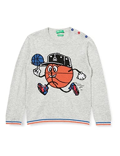 United Colors of Benetton Jungen Maglia G/C M/L 1036Q1044 Pullover, Grau-image