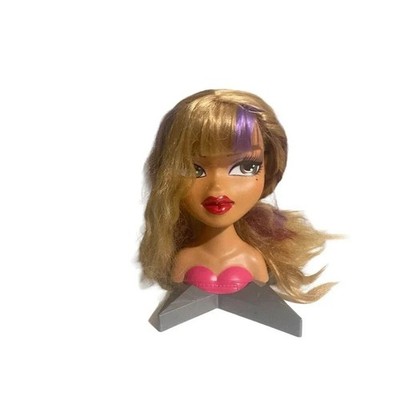 Bratz TWISTY STYLE STYLING HEAD YASMIN DOLL  FUNKY FASHION MAKEOVER 2002