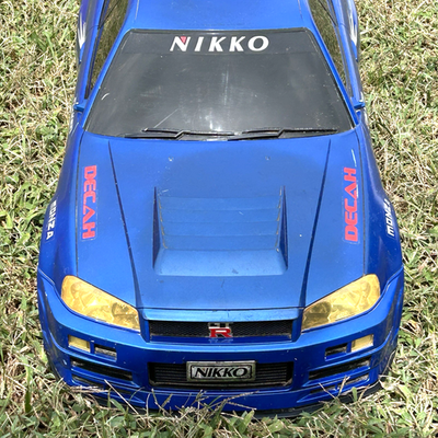 Rare 1:5 Scale Nikko Nissan Skyline GTR R34 Radio Controlled RC