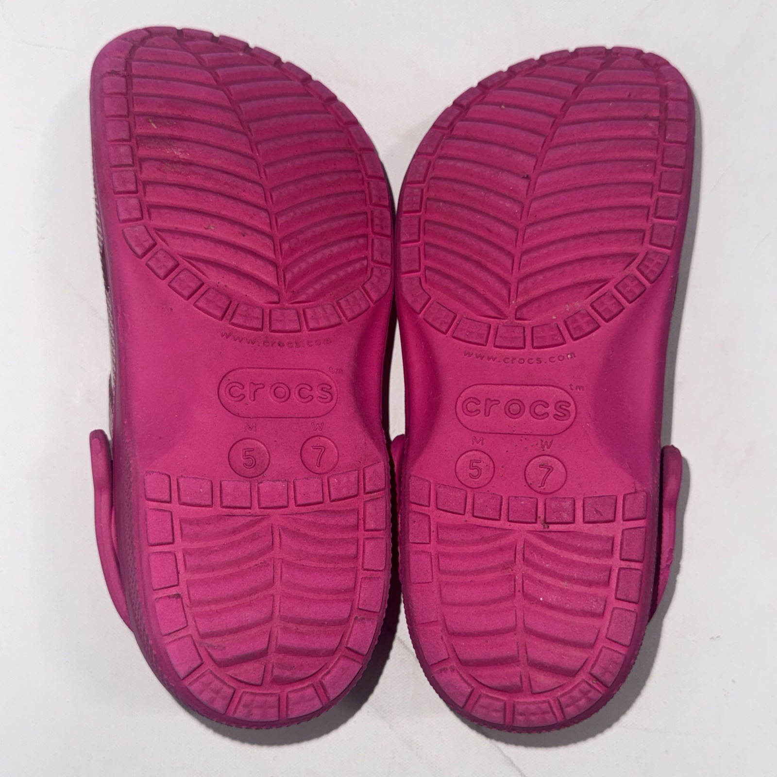 Crocs Classic Translucent Clogs Candy Pink Clear … - image 7