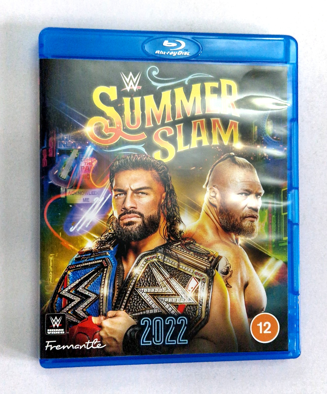 Summerslam 2022 BLU RAY WWE Wrestling