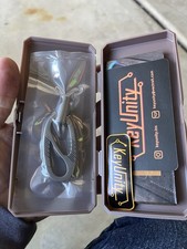 KeyUnity Km09 Carabiner Keychain Clip, Dual-Gate Quick Release EDC Key Ring