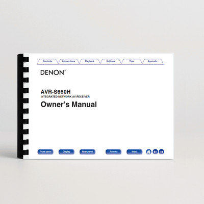 Denon AVR-S660H Instruction Manual, 242 pages