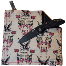 50 WAYS POCKET POCKET HANK Everyday Carry EDC Handkerchief USA Give Me Liberty