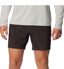 NWT Columbia Men's PFG Uncharted Shorts Fishing Sz XXL 55 - Shark Black