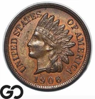 1906 Indian Head Cent Penny, Choice Unc+ RB