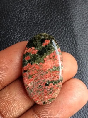 29 Cts. Flower Obsidian Cabochon Loose Gemstone for Jewelry Making Pendant Ring.