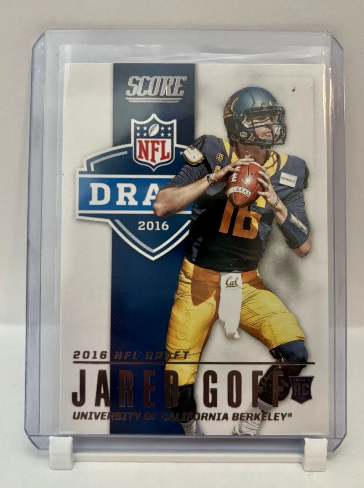 Jared Goff Panini Score NFL Draft #2 Jumbo-Black 1/1