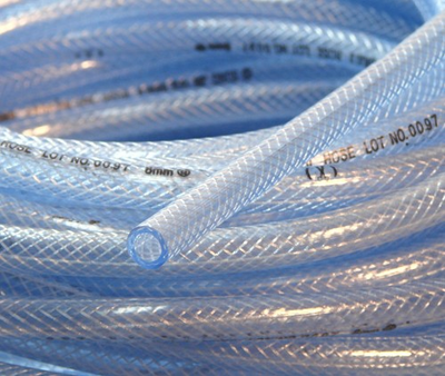 #ad 1 2quot; 12mm 15 Ft High Pressure Braided PVC Tubing Clear Hose Braid Reinforce... $50.13