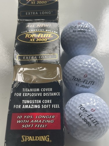 Spalding Top Flute XL2000 Golfbälle, Titanabdeckung, Box ist faltig aber neu - Bild 3 von 6