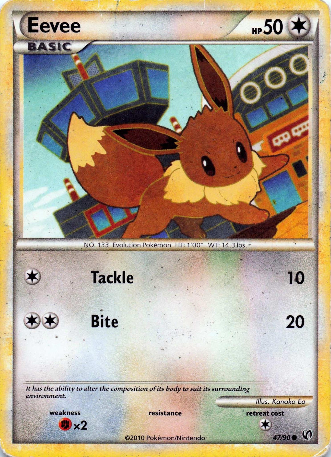 Eevee (47) 47/90 Undaunted Common - LP