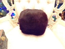 VTG Black Fur Hand Muff