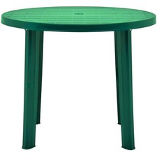 Mesa de Jardín Redonda 90cm de resina Aux…