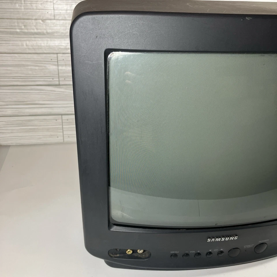 Samsung TXD1372 CRT 13" TV Retro Gaming TV Tested & Working Front Inputs Vintage - Image 3 of 4