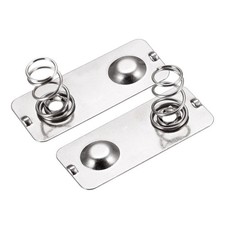 Battery Spring Plate AA Battery Spring Contact Nickel Plate 27.5mmx12mm 10 Pcs
