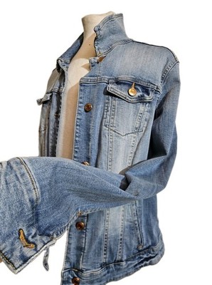 Mango Jeans Jeansjacke   seltener klassischer leichter Designermantel für Damen UK Medium   12 