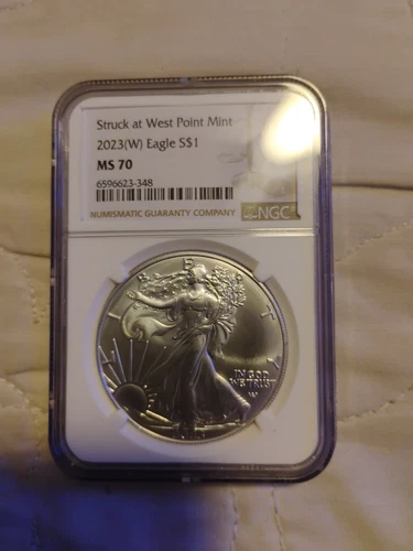 2023 (W) American Silver Eagle NGC MS 70 West Point US Mint $1