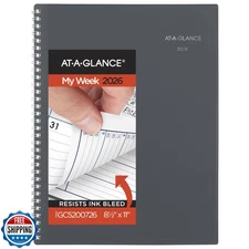 AT-A-GLANCE 2026 Appointment Book Planner, Weekly and Monthly, 8-1/2" x 11", 